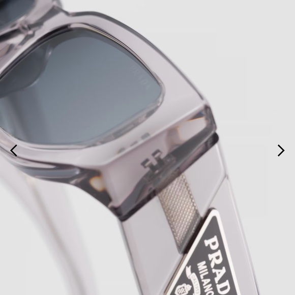 Prada Translucent Gray Sunglasses - Picture 1 of 4